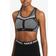 Nike Fe/Nom Flyknit High Support Non Padded Sports Bra - Black/Grey/White