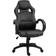 Homcom PU Leather Gaming Chair - Black/Grey
