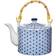 Sass & Belle Japandi Sashiko Pattern Teapot