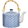Sass & Belle Japandi Sashiko Pattern Teapot