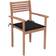 vidaXL 3072579 6-pack Garden Dining Chair