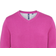 ASQUITH & FOX Cotton Blend V-Neck Sweater - Orchid Heather