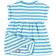Frugi Fliss Applique Dress - Mid Blue Stripe/Ladybird (DRS115MLY0003)