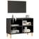 vidaXL Cabinet with Metal Legs TV Bench 69.5x50cm