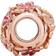 Pandora Openwork Daisy Flower Charm - Rose Gold/Pink