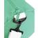 BagBase Plain Varsity Duffle Bag - Mint Green/Off White
