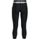 Under Armour Girl's Heatgear Cropped - Black/White (1361237-001)