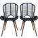 vidaXL 246808 Kitchen Chair 85cm 4pcs