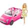 Mattel Barbie Fiat 500 Convertible with Barbie GXR57