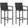 vidaXL 3064804 Outdoor Bar Set, 1 Table incl. 2 Chairs