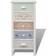 vidaXL French Storage Cabinet 38x86.5cm