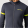 Castelli Fondo 2 Cycling Jersey Men - Dark Gray/Yellow Fluo Reflex