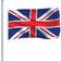 vidaXL UK Flag 90x150cm
