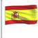 vidaXL Spain Flag 90x150cm