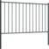 vidaXL Fence Panel with Posts 170x150cm