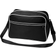 BagBase Retro Shoulder Bag - Black/White
