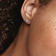 Pandora Sparkling Asymmetric Star Earrings - Silver/Transparent