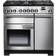 Rangemaster PDL90DFFSS/C Professional Deluxe 90cm Dual Fuel Stainless Steel, Black
