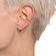 Thomas Sabo Single Ear Stud - Silver/Transparent