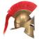 vidaXL Greek Warrior Helmet Antique Replica Larp Brass Steel