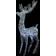 vidaXL XXL Reindeer Christmas Lamp 180cm