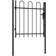 vidaXL Fence Gate Single Door with Arched Top 100x150cm