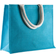 KiMood Jute Beach Bag - Turquoise