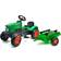 Falk Green Supercharger Pedal Tractor with Opening Bonnet & Trailer