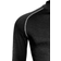 Rhino Thermal Underwear Long Sleeve Base Layer Vest Top Men - Black Heather
