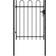vidaXL Fence Gate Single Door with Arched Top 100x170cm