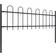 vidaXL Garden Fence with Hoop Top 850x110cm