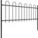 vidaXL Garden Fence with Hoop Top 1020x130cm