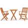 vidaXL 3087159 Patio Dining Set, 1 Table incl. 2 Chairs