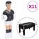 vidaXL Player for Football Table with 12.7mm Rods 22 Parts