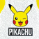 Pokémon Boy's Pikachu Face Card Pajamas Set - White/Grey/Yellow