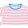 Larkwood Baby Boys Striped Long Sleeve T-Shirt - Bleg Pink/White