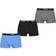 Nike Everyday Cotton Stretch Boxer 3-pack - Multi-Color/Cool Grey/Light Blue/Black
