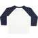 Larkwood Baby's Long Sleeved Baseball T-shirt - White/Navy