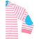 Larkwood Striped Bodysuit - Pink Stripe