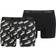 Puma Men's Logo All-Over-Print Boxer Shorts 2-pack - Black