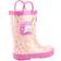 Cotswold Kid's Puddle Unicorn Wellington Boots - Pink