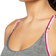 Nike Dri-FIT Indy Light-Support Padded Logo Sports Bra - Iron Grey/Heather/Mystic Hibiscus/White