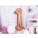 PartyDeco Foil Balloon Number 1 86cm Rose Gold