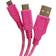 Imp Gaming 2in1 4m Charging Cable with Unicorn Charm Keychain - Pink