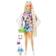 Barbie Extra Doll 12 in Floral Outfit with Pet Bunny