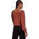 adidas Women's Originals 2000 Luxe Slouchy Crew Sweatshirt - Earth Brown