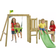 TP Toys Toddler Wooden Swing & Slide Set