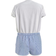 Tommy Hilfiger Seersucker Shorts and T-shirt Pyjama Set - White