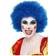 Smiffys Crazy Clown Wig Blue