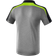 Erima Liga 2.0 Polo Shirt Men - Grey Marl/Black/Green Gecko